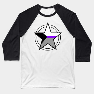 Demisexual Pentacle Baseball T-Shirt